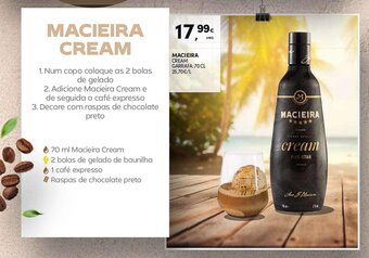 Continente MACIEIRA CREAM GARRAFA: 70 CL promoção