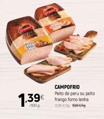 Coviran CAMPOFRIO Peito de peru ou peito frango forno lenha promoção