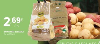 Coviran BATATA ROXA ou BRANCA Cal: 45/80 Cat: II promoção