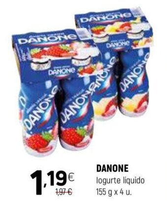 DANONE logurte líquido 155 g x 4 u.