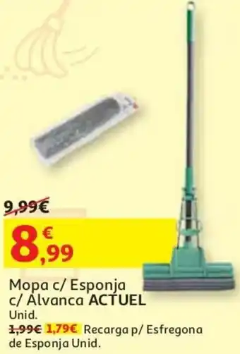 Auchan Mopa c/Esponja c/Alvanca Actuel promoção