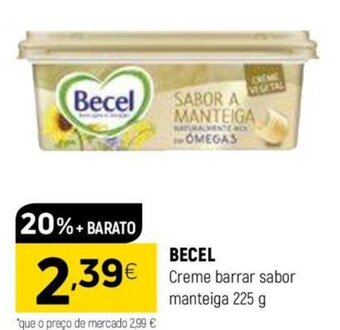 Coviran BECEL Creme barrar sabor manteiga 225 g promoção