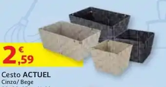 Auchan Cesto Actuel 20x20x15cm promoção