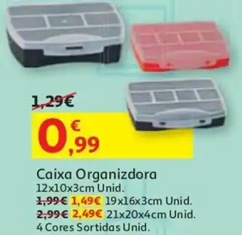 Auchan Caixa Organizadora 12 x 10 x 3cm promoção
