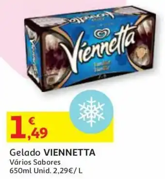 Auchan Gelado Viennetta 650ml promoção