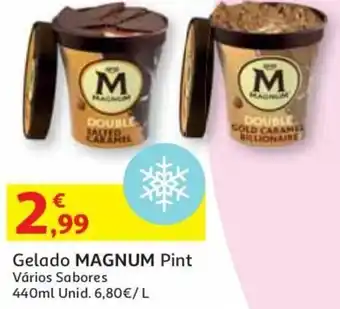 Auchan Gelado Magnum Pint 440ml promoção