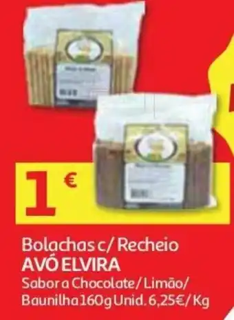 Auchan Bolachas C/ Recheio Avó Elvira 160g promoção