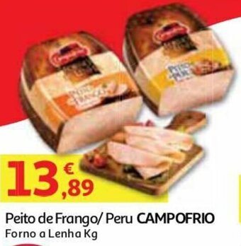 Auchan Peito de Frango/Peru Campofrio promoção
