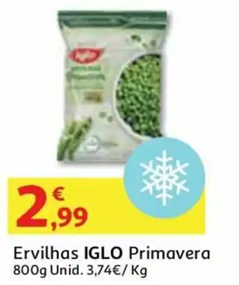 Auchan Ervilhas Iglo Primavera 800g promoção