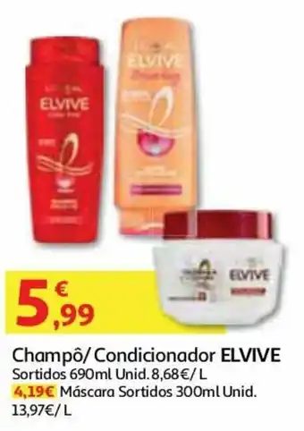 Champô/Condicionador Elvive 690ml
