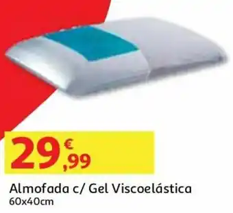 Auchan Almofada c/ Gel Viscoelástica 60x40cm promoção