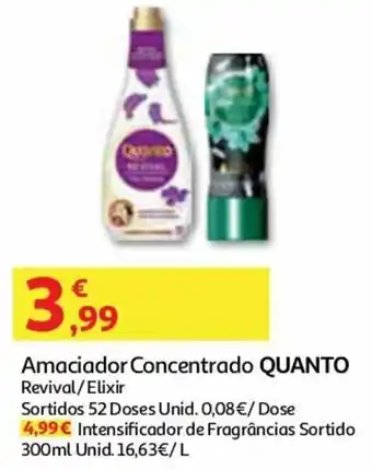 Auchan Amaciador Concentrado Quanto 52 Doses promoção