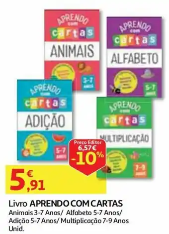 Auchan Livro Aprendo com Cartas promoção