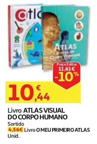 Auchan Livro Atlas Visual do Corpo Humano promoção