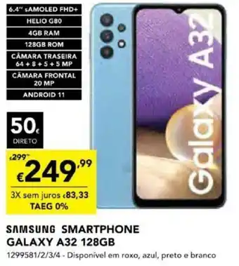Radio Popular Samsung Smartphone Galaxy A32 128GB promoção