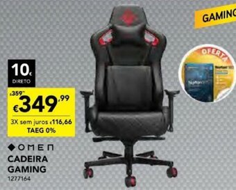 Radio Popular Omen Cadeira Gaming promoção