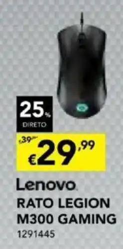 Radio Popular Lenovo Rato Legion M300 Gaming promoção