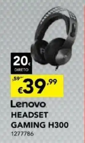 Radio Popular Lenovo Headset Gaming H300 promoção