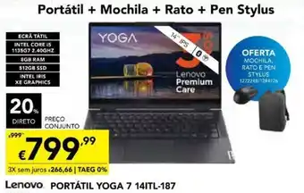 Radio Popular Lenovo Portátil Yoga 7 14ITL-187 promoção