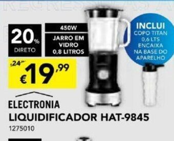 Radio Popular Electronia Liquidificador HAT-9845 promoção