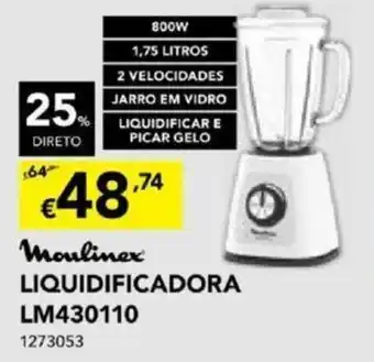 Radio Popular Moulinex Liquidificadora LM430110 promoção