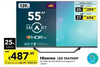 Hisense LED 55A7500F