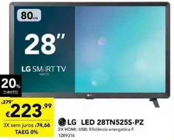 Radio Popular LG LED 28TN525S-PZ promoção