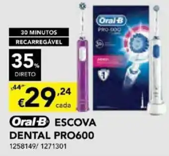 Radio Popular Oral-B Escova Dental Pro600 promoção