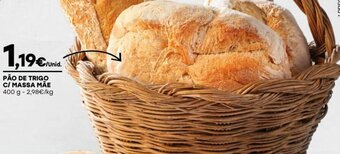 Intermarché Pão de Trigo c/Massa Mãe 400g promoção