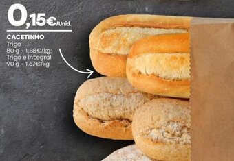 Intermarché Cacetinho Trigo 80g promoção