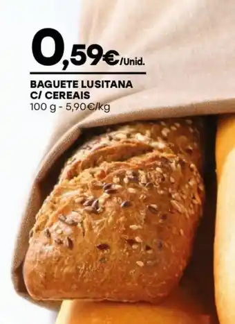 Intermarché Baguete Lusitana c/Cereais 100g promoção
