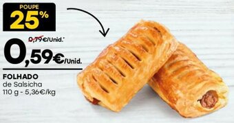 Intermarché Folhado de Salsicha 110g promoção