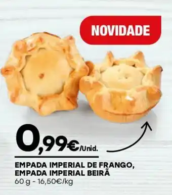 Intermarché Empada Imperial de Frango, Empada Imperial Beira 60g promoção