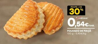 Intermarché Folhado de Maçã 100g promoção
