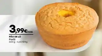 Intermarché Pão de Ló PorSi 600g promoção