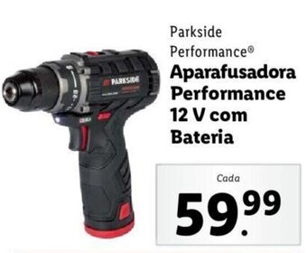 Lidl Parkside Performance Aparafusadora Performance 12 V com Bateria promoção