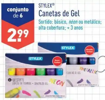 ALDI Stylex Canetas de Gel promoção