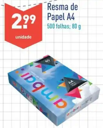 ALDI Resma de Papel A4 80g promoção