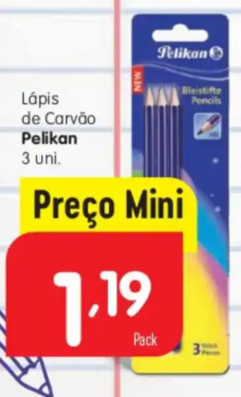 Lápis de Carvão Pelikan 3 uni.