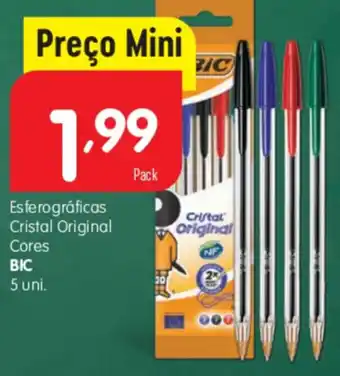 Esferográficas Cristal Original Cores BIC 5 Uni