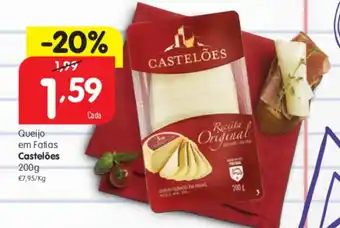 Queijo em Fatias Castelões 200g