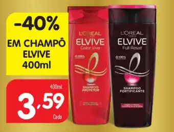 Minipreço Champô Elvive 400ml promoção