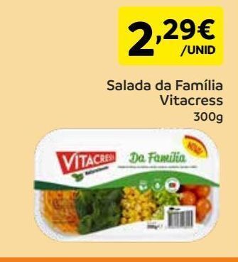 Amanhecer Saladas prontas vitacress promoção