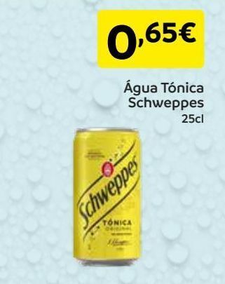 Amanhecer Água tônica schweppes promoção