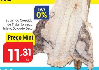 Minipreço Bacalhau promoção