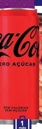 Recheio Coca cola zero promoção