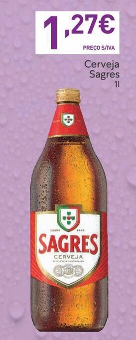 Recheio Cerveja sagres promoção