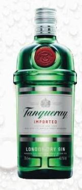 Recheio Gin tanqueray promoção