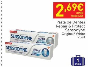 Recheio Pasta de dentes sensodyne promoção
