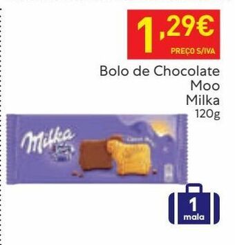Bolo de chocolate milka